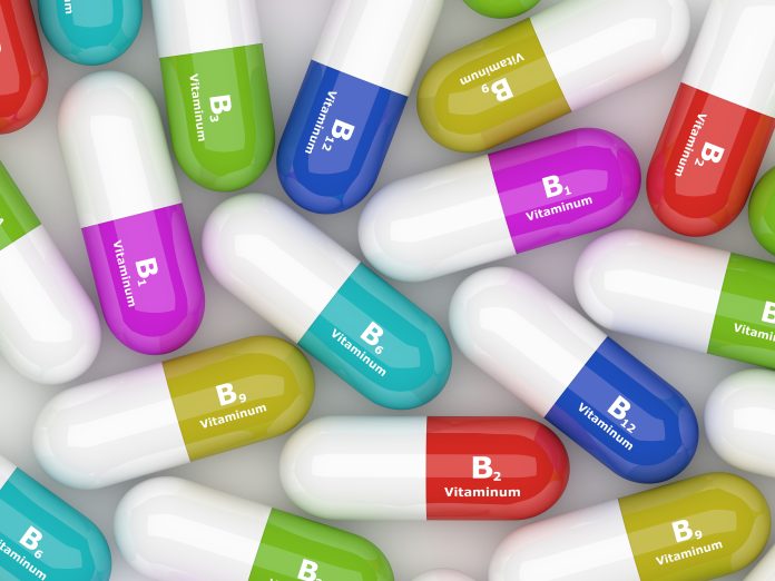 3d vitamin B capsules